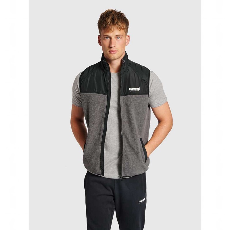 Hummel Lgc Charley Fleece Väst Herr Grå | 581726-031