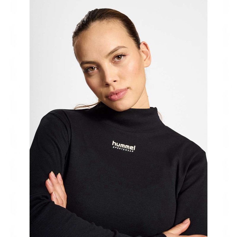 Hummel Lgc Gisa Turtleneck Hink Hatt Dam Svarta | 592645-152