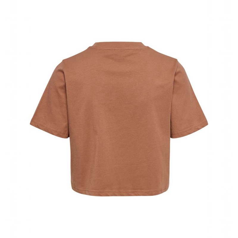 Hummel Lgc Malu Cropped T-shirt Dam Bruna | 218217-203