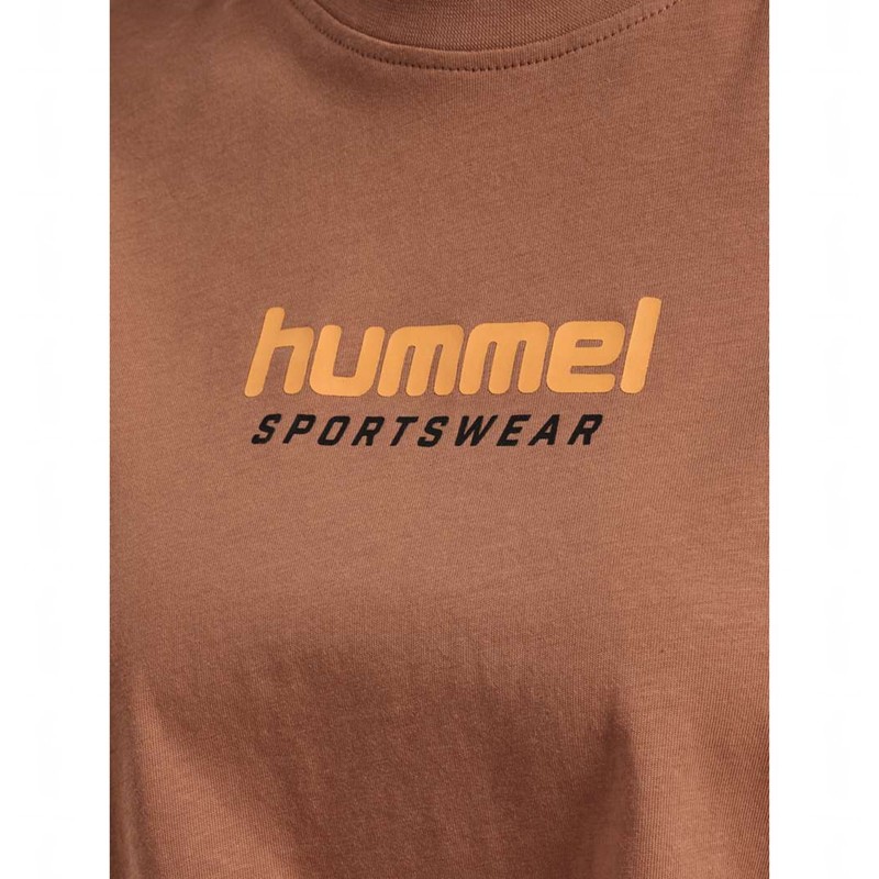 Hummel Lgc Malu Cropped T-shirt Dam Bruna | 218217-203