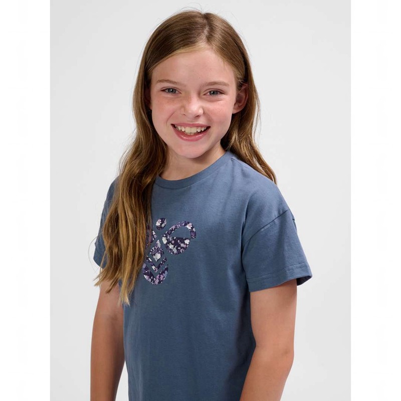 Hummel Libi T-shirt Barn Blå | 529860-202