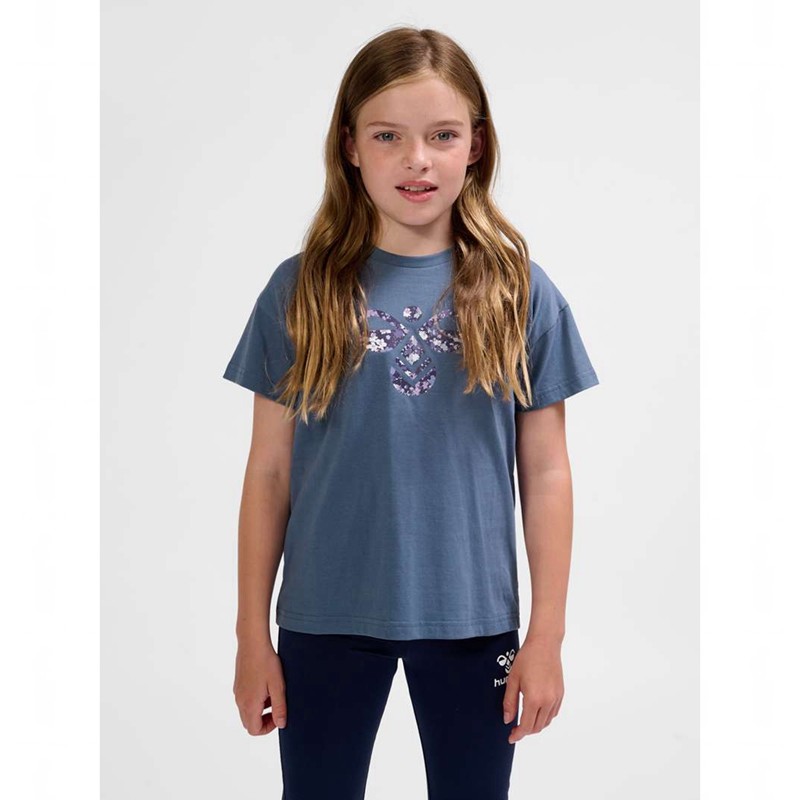 Hummel Libi T-shirt Barn Blå | 529860-202