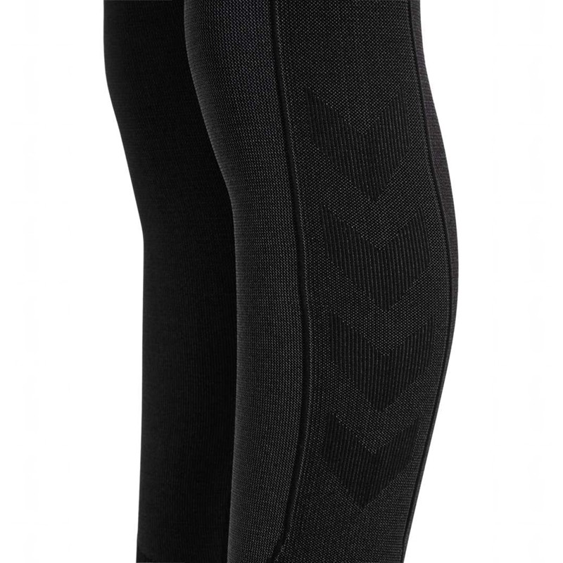 Hummel Lilli Seamless Strumpbyxor Barn Svarta | 876145-892