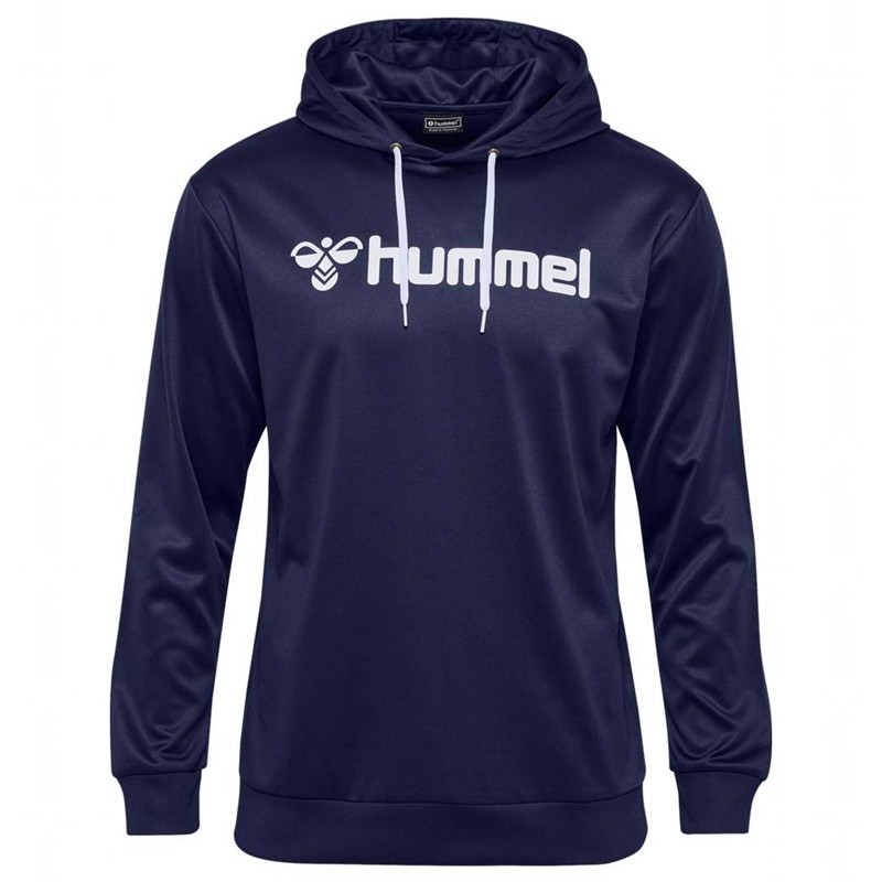 Hummel Logo Hoodie Herr Marinblå | 871564-079