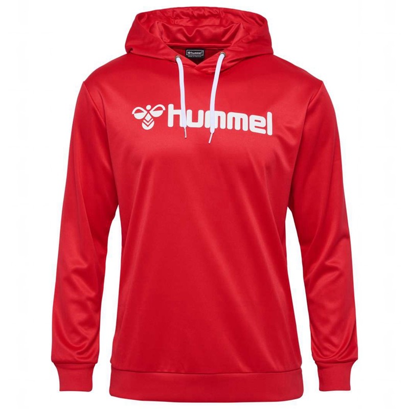 Hummel Logo Hoodie Herr Röda | 714928-565