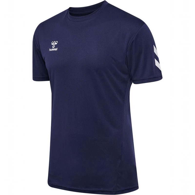 Hummel Logo T-shirt Herr Marinblå | 603154-571