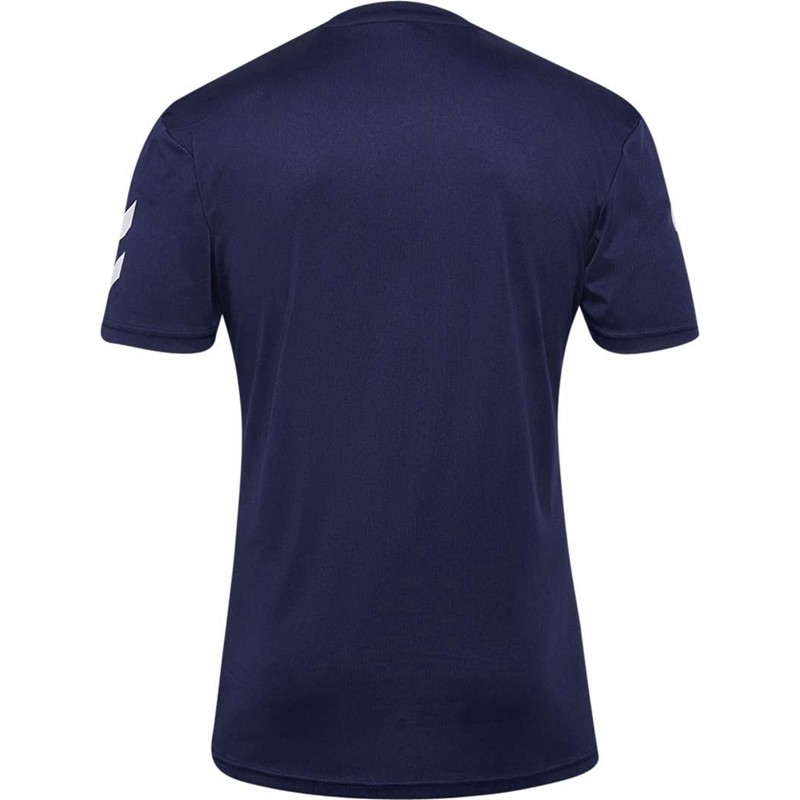 Hummel Logo T-shirt Herr Marinblå | 603154-571