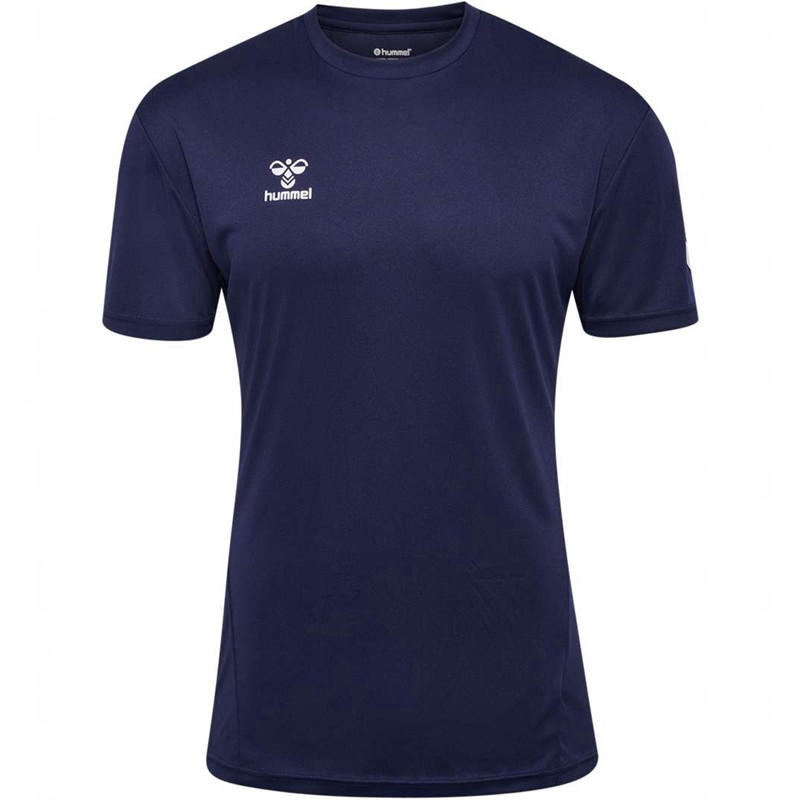 Hummel Logo T-shirt Herr Marinblå | 603154-571
