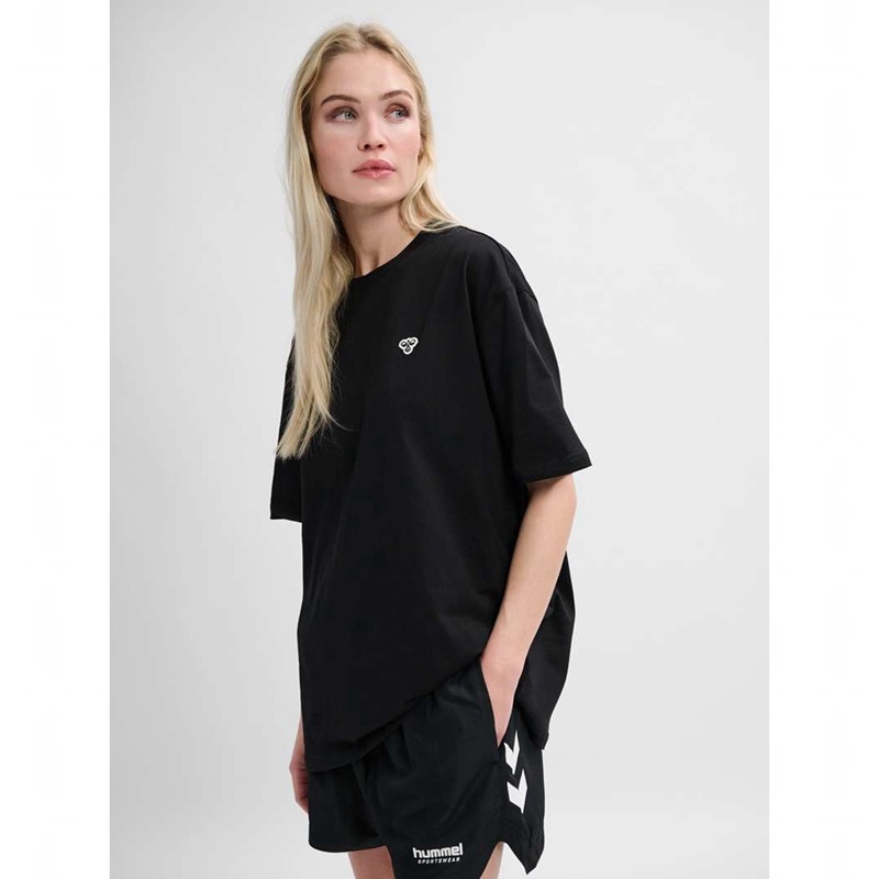 Hummel Loose Bee S/S T-shirt Dam Svarta | 516742-893