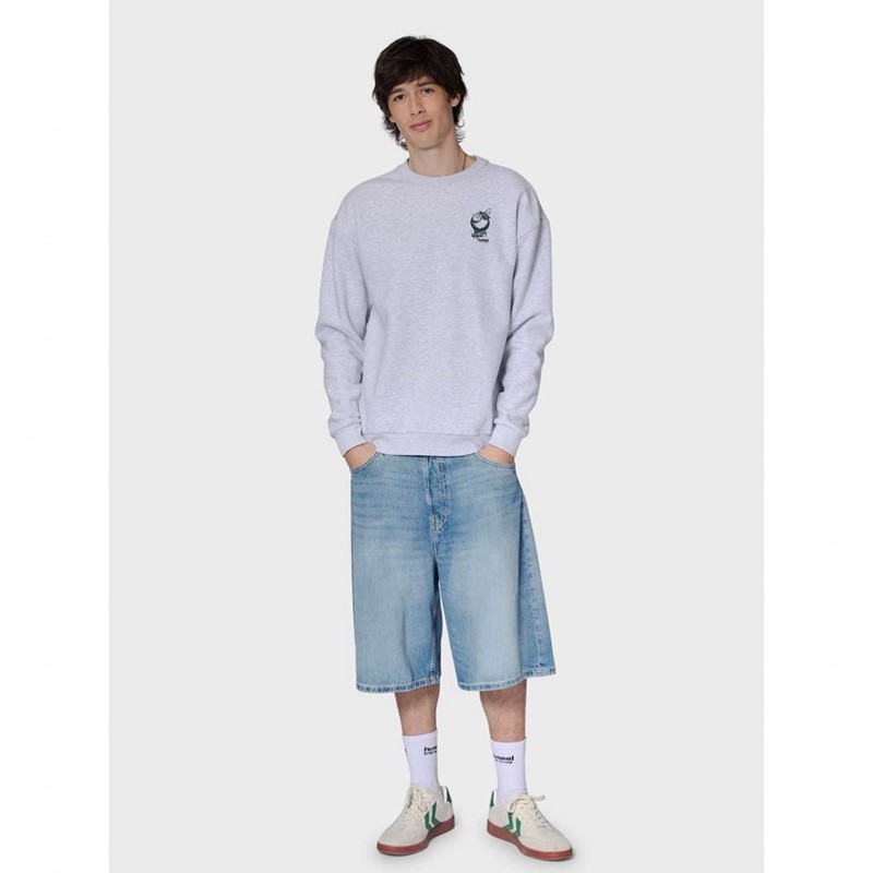 Hummel Loose Crew Wrong Yellow Tröjor Herr Grå | 468849-367