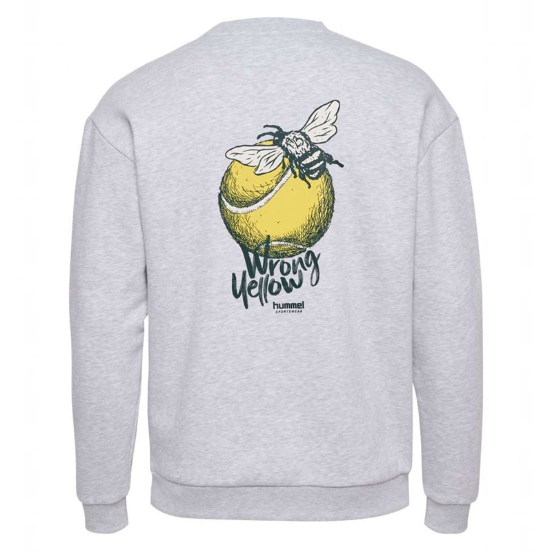 Hummel Loose Crew Wrong Yellow Tröjor Herr Grå | 468849-367