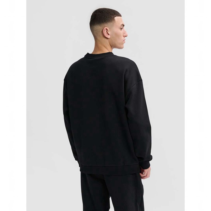 Hummel Loose Crewneck Bee Tröjor Herr Svarta | 853692-305