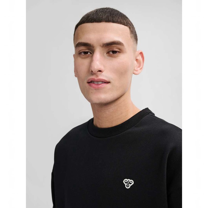 Hummel Loose Crewneck Bee Tröjor Herr Svarta | 853692-305