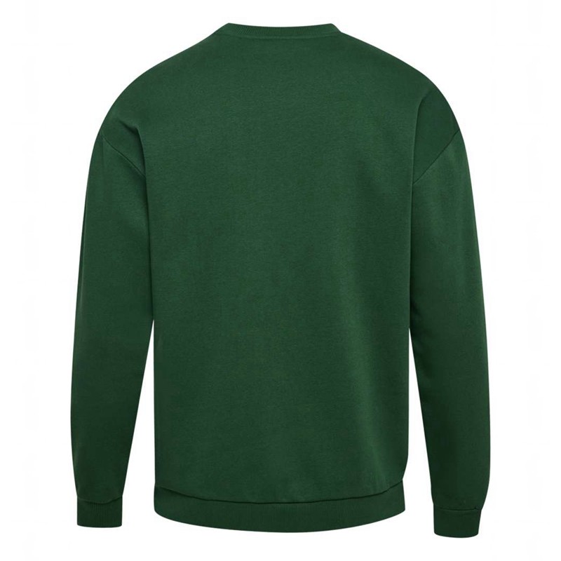 Hummel Loose Crewneck University Bee Tröjor Herr Gröna | 905742-884