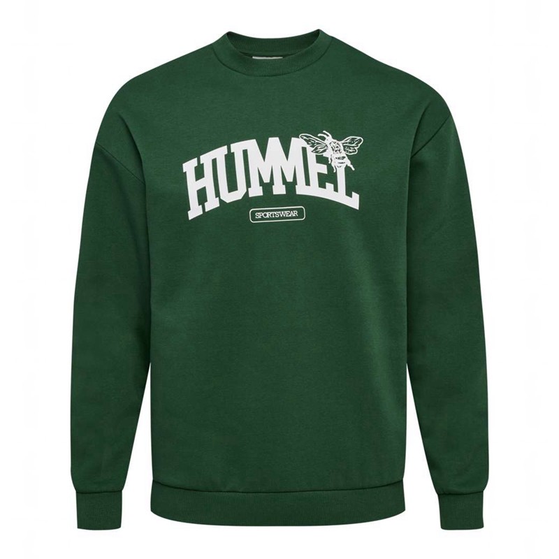 Hummel Loose Crewneck University Bee Tröjor Herr Gröna | 905742-884