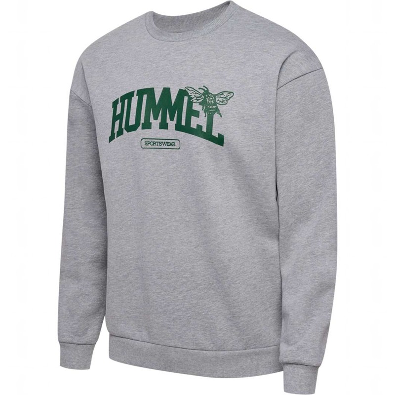 Hummel Loose Crewneck University Bee Tröjor Dam Grå | 215836-584