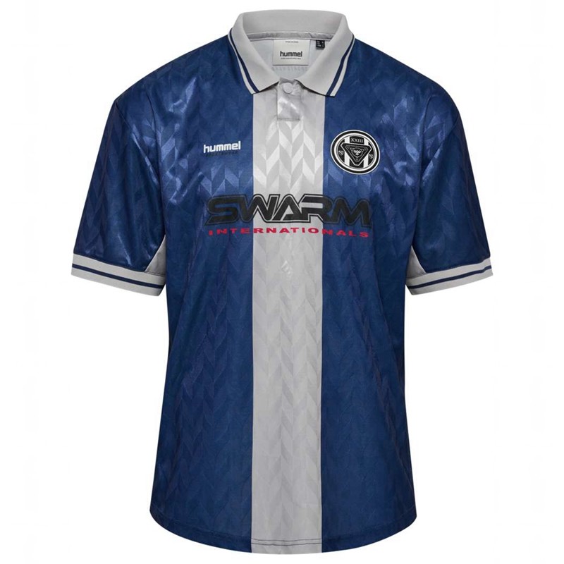Hummel Loose Fb S/S Jersey Herr Blå | 634424-529