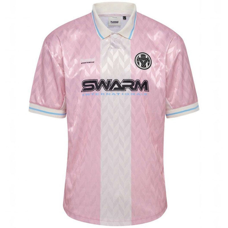 Hummel Loose Fb S/S Jersey Herr Rosa | 427811-389