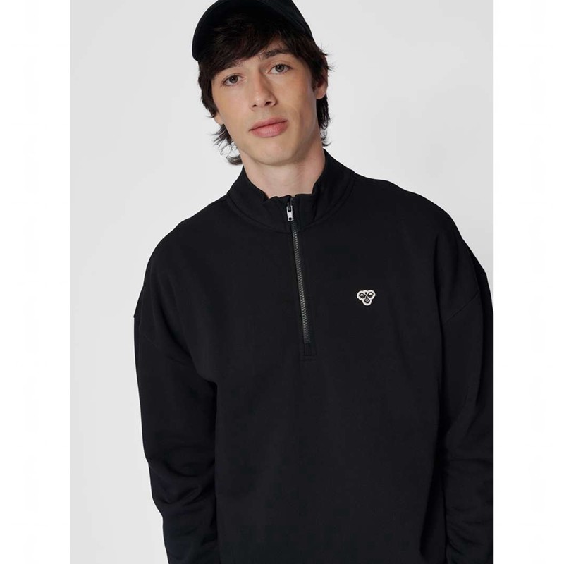 Hummel Loose Half Zip Bee Tröjor Dam Svarta | 447816-813
