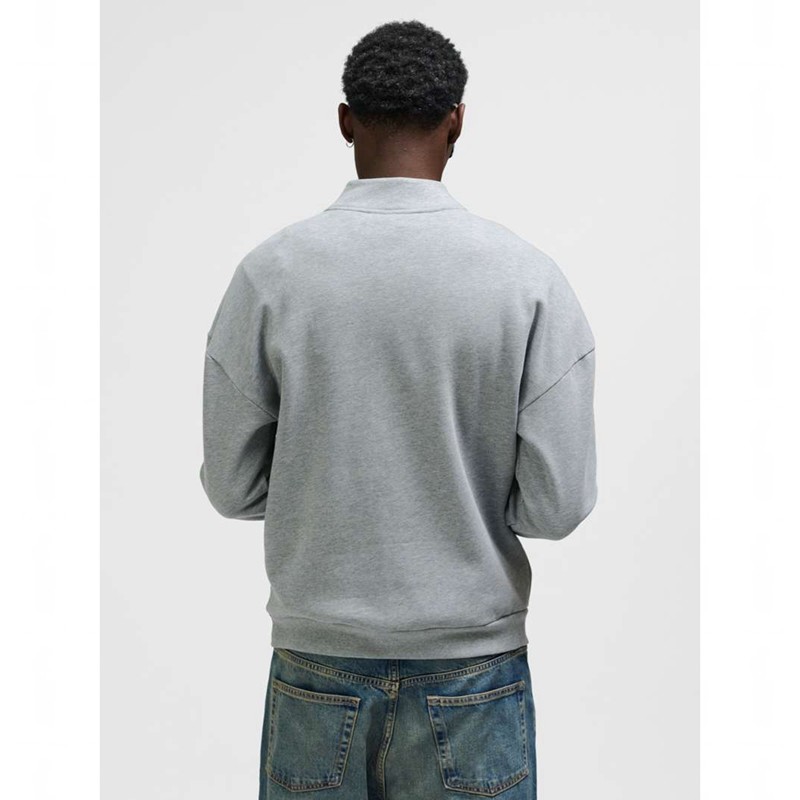 Hummel Loose Half Zip Bee Tröjor Herr Grå | 895488-452