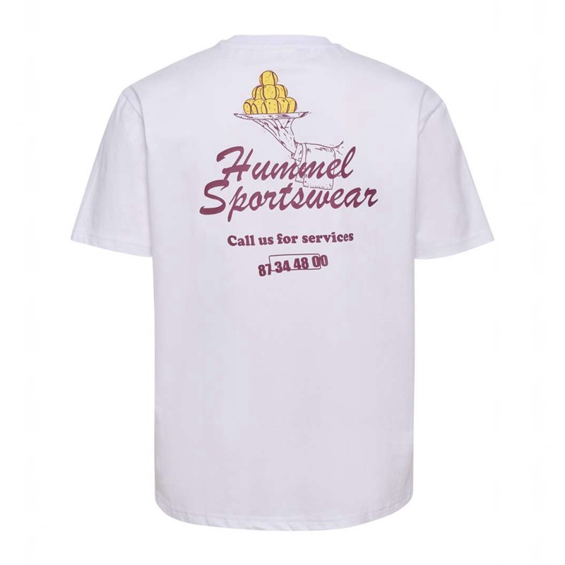 Hummel Loose S/S Call Us T-shirt Herr Vita | 806802-178