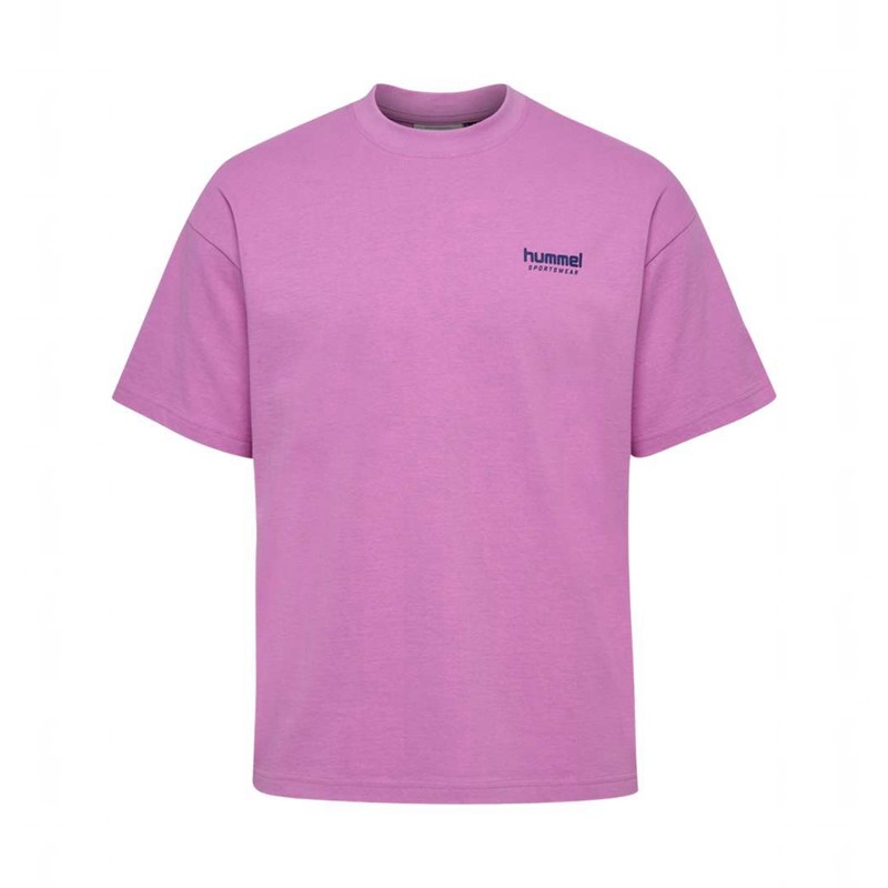 Hummel Loose S/S Headball T-shirt Herr Rosa | 954453-368