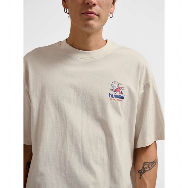 Hummel Loose S/S Headball T-shirt Herr Vita | 730143-924