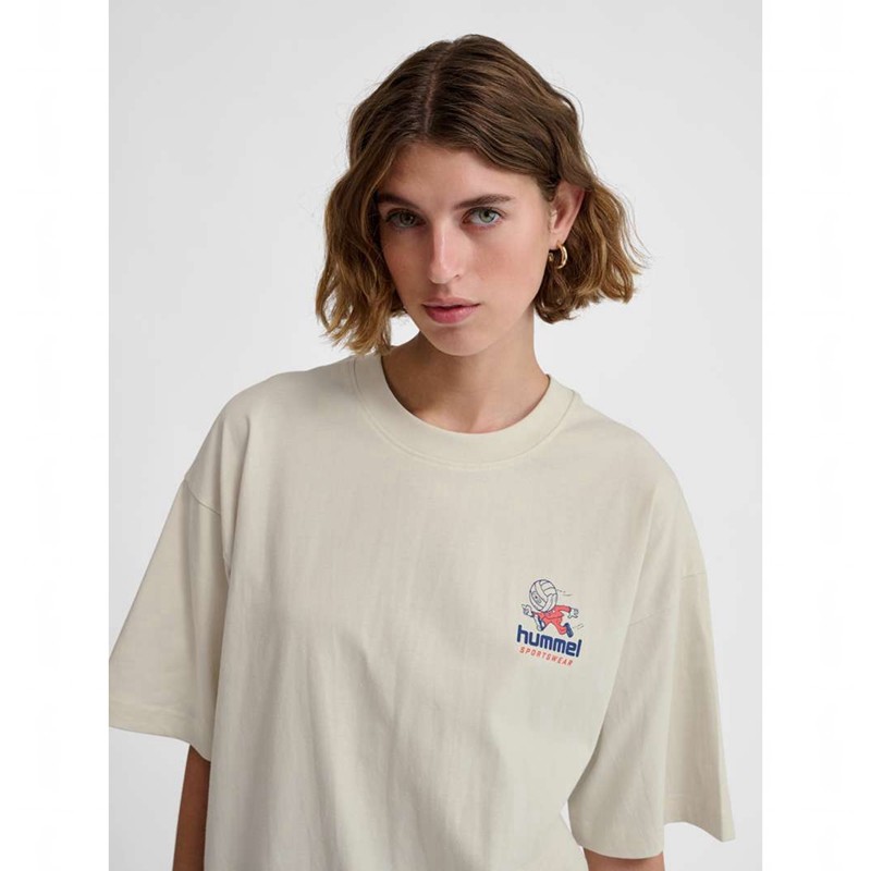 Hummel Loose S/S Headball T-shirt Herr Vita | 730143-924