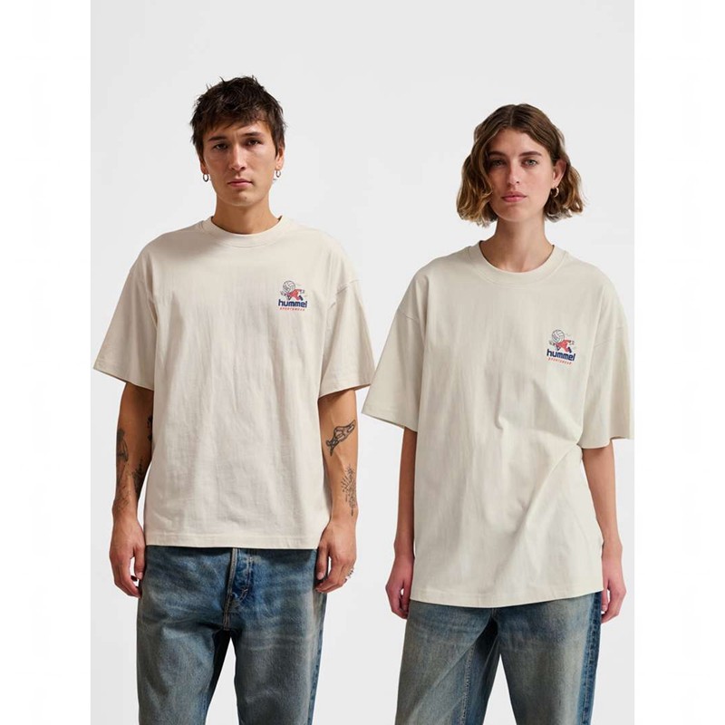 Hummel Loose S/S Headball T-shirt Herr Vita | 730143-924