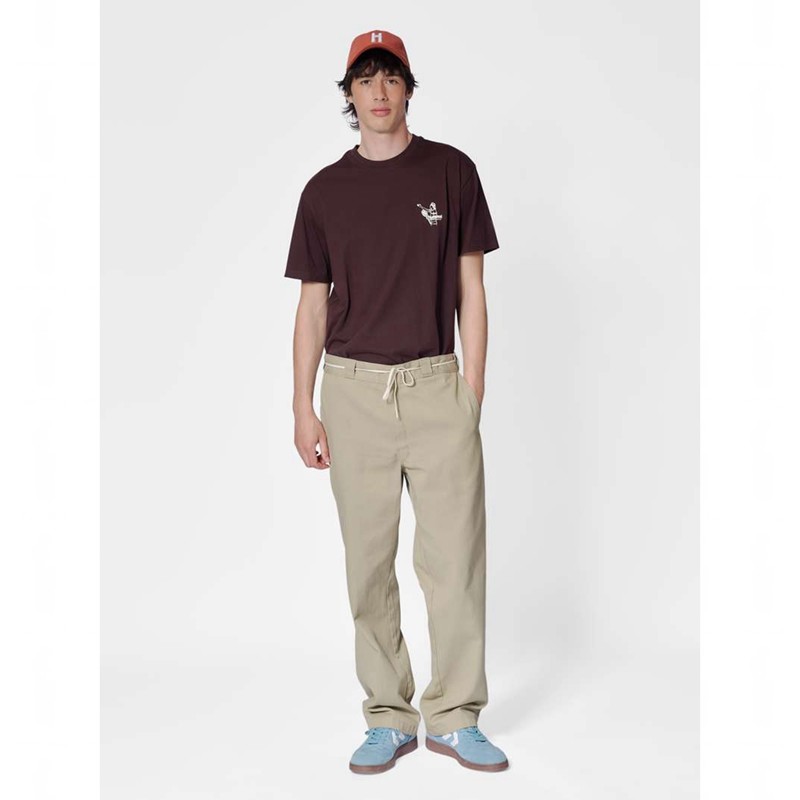 Hummel Loose S/S Lesson T-shirt Herr Choklad | 266790-491