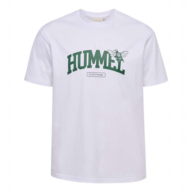 Hummel Loose S/S University Bee T-shirt Herr Vita | 492016-221