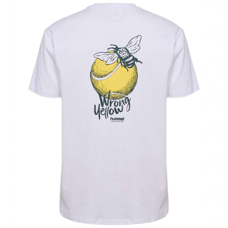 Hummel Loose S/S Wrong Yellow T-shirt Herr Lavendel | 446631-433