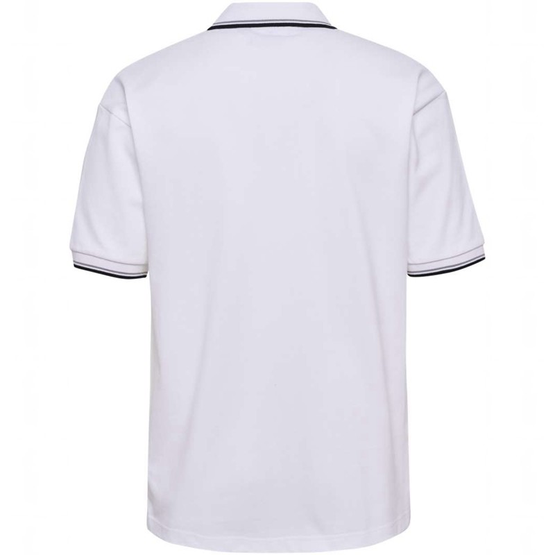 Hummel Loose Shirt S/S Bee Piketröja Herr Vita | 471744-439