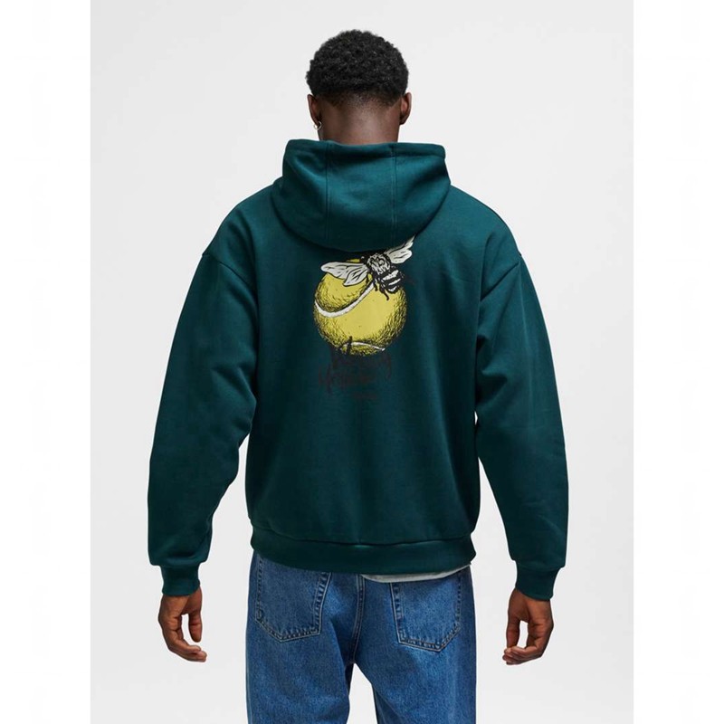 Hummel Loose Wrong Yellow Hoodie Herr Gröna | 914829-631