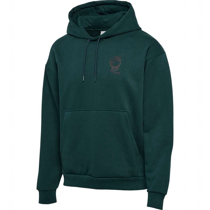Hummel Loose Wrong Yellow Hoodie Herr Gröna | 914829-631