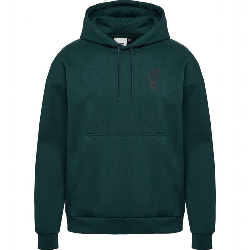 Hummel Loose Wrong Yellow Hoodie Herr Gröna | 914829-631