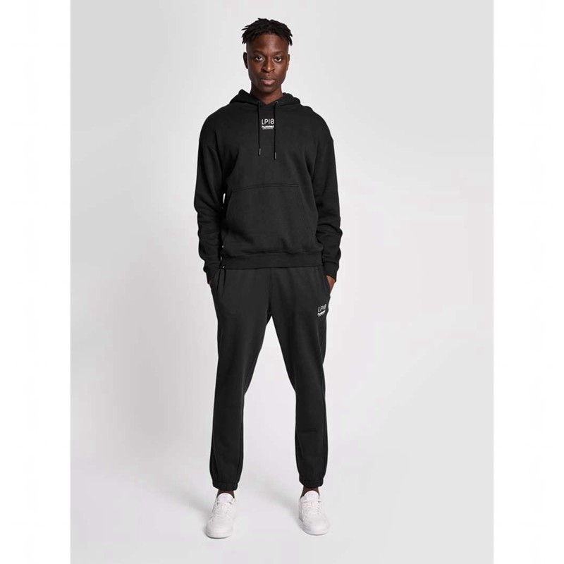 Hummel Lp10 Boxy Sweat Hoodie Herr Svarta | 344676-963