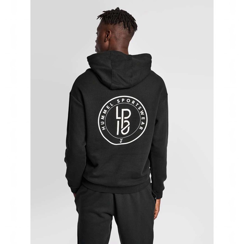 Hummel Lp10 Boxy Sweat Hoodie Herr Svarta | 344676-963