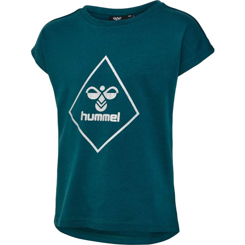 Hummel Luna S/S Linne Barn Gröna | 461605-682