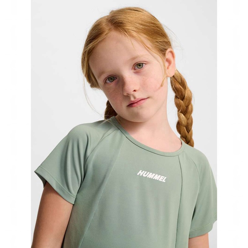 Hummel Luna Top S/S Sneakers Barn Gröna | 461238-442