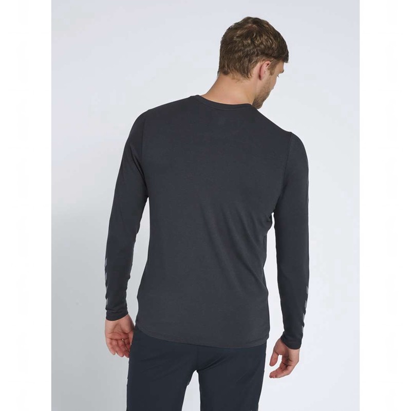 Hummel Mace Ls T-shirt Herr Svarta | 946414-069