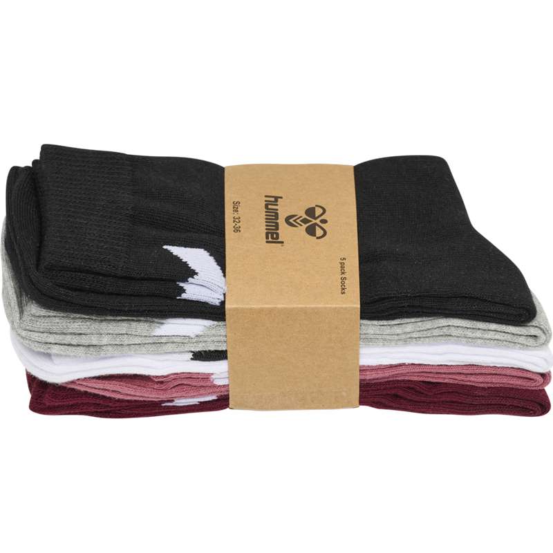 Hummel Make My Day 5-pack Strumpor Barn Rosa | 419443-899