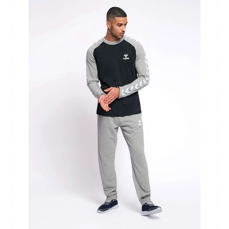 Hummel Mark L/S T-shirt Herr Svarta | 732521-281
