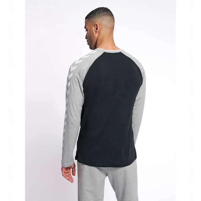 Hummel Mark L/S T-shirt Herr Svarta | 732521-281