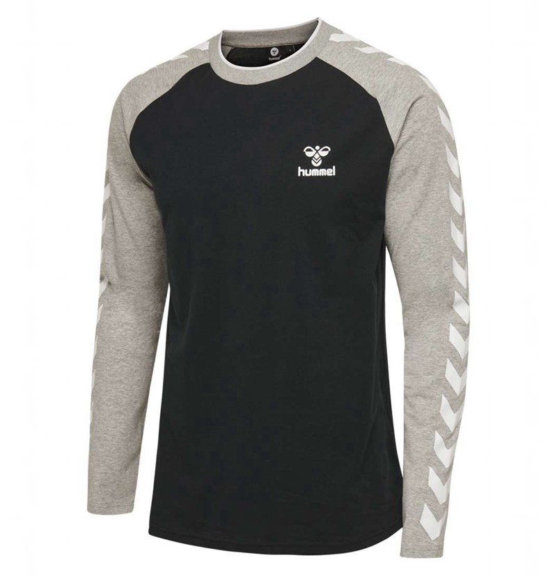 Hummel Mark L/S T-shirt Herr Svarta | 732521-281