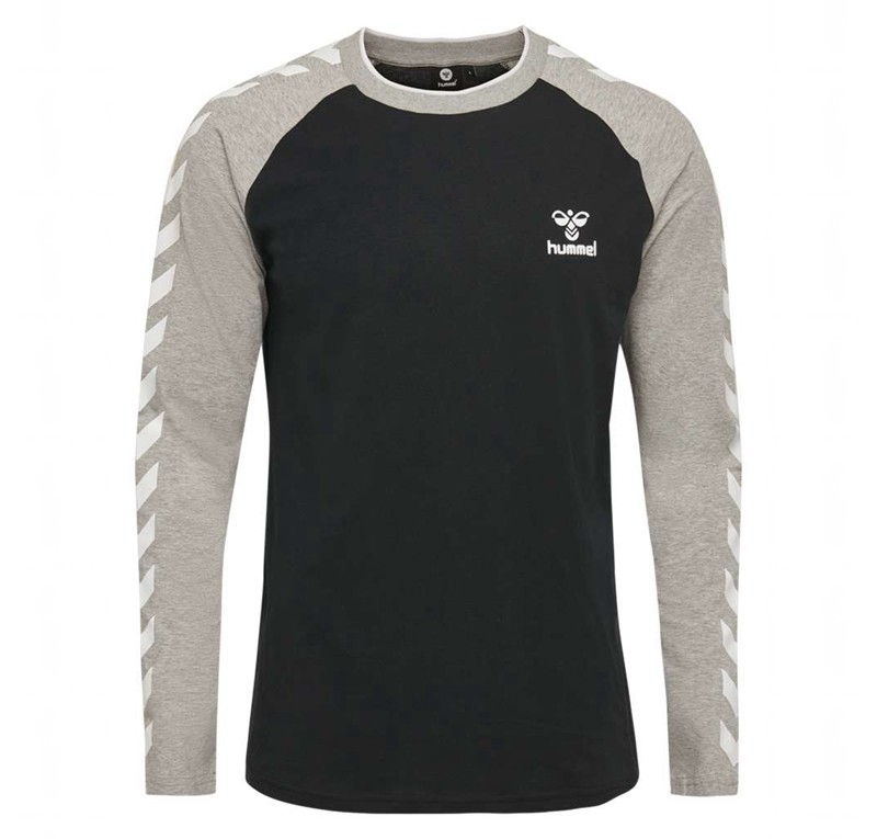 Hummel Mark L/S T-shirt Herr Svarta | 732521-281