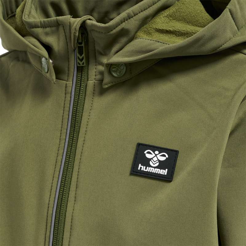 Hummel Mars Softshell Jackor Barn Olivgröna | 782332-991