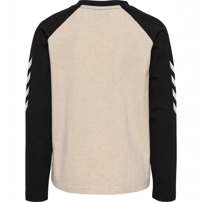Hummel Melvin L/S T-shirt Barn Svarta | 182097-168