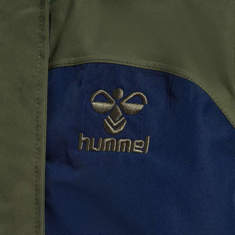 Hummel Monsun Tex Shell Jackor Barn Olivgröna | 694850-025