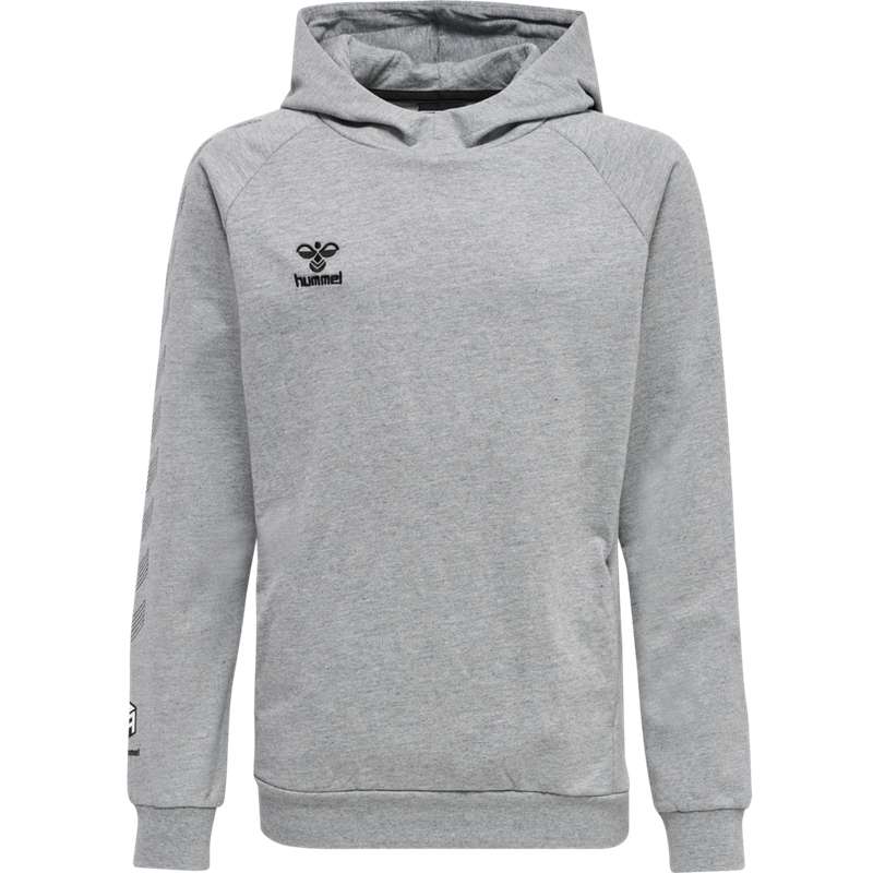Hummel Move Grid Cotton Hoodie Barn Grå | 252380-862